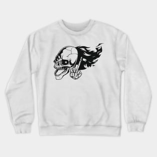 Black Skull Crewneck Sweatshirt